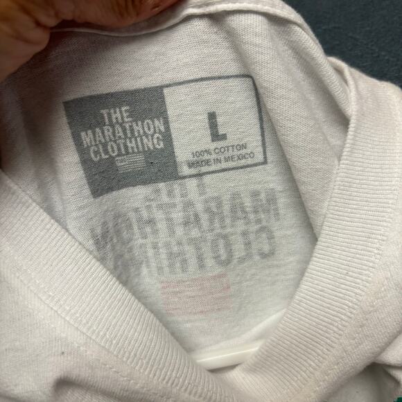 Puma The Marathon Clothing Shirt Hustle Rap Graphic Logo Athletic Men Large - Picture 3 of 9